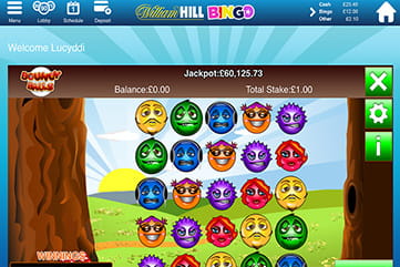 Bouncy Balls Slot at William Hill Bingo