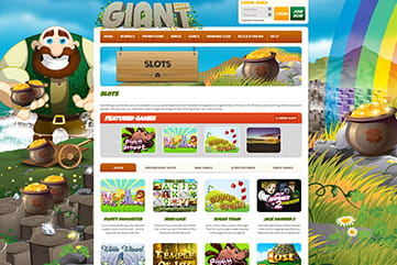 A great list of slots and other games on Giant