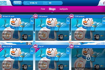 A Preview of Frozen Bingo's Lobby