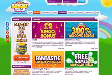 Promotions for everyone on Bright Bingo