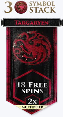 The Red Dragon House of Targaryen Multiplier Symbol