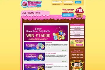 Ongoing promotions on Scrummy