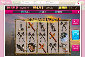 'Shaman's Dream' Bingo Slot