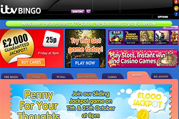 The Lobby of ITV Bingo Mobile