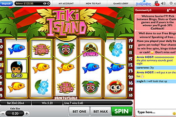 The Tiki Island Multiline Slot