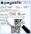 Paysafecard Voucher – Sample Preview