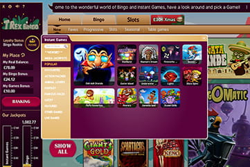 The Slots Section Has 12 Categories