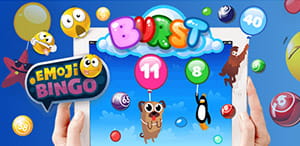 Burst Bingo can be played at Mecca for mobile